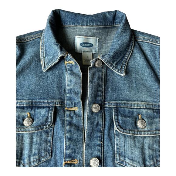Vintage Y2K blue denim jacket Old Navy from spring 2003 size Small - Picture 5 of 13
